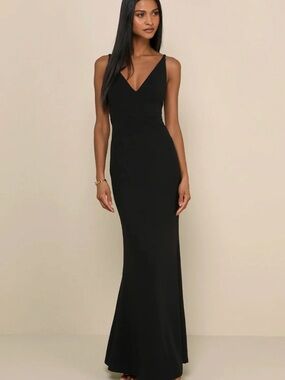 Lulus Melora Black Sleeveless Maxi Dress